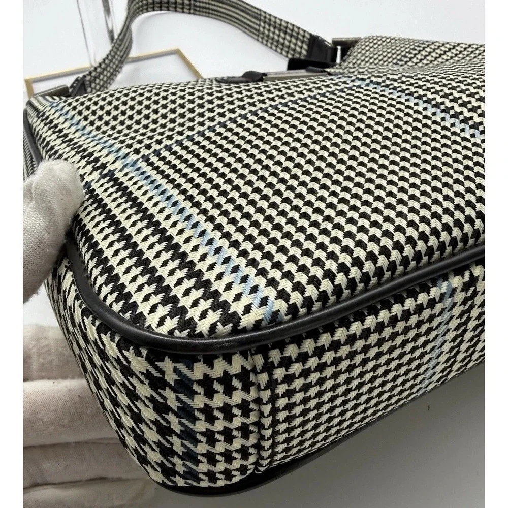Vintage Classic Ralph Lauren Houndstooth Purse Shoulder Bag